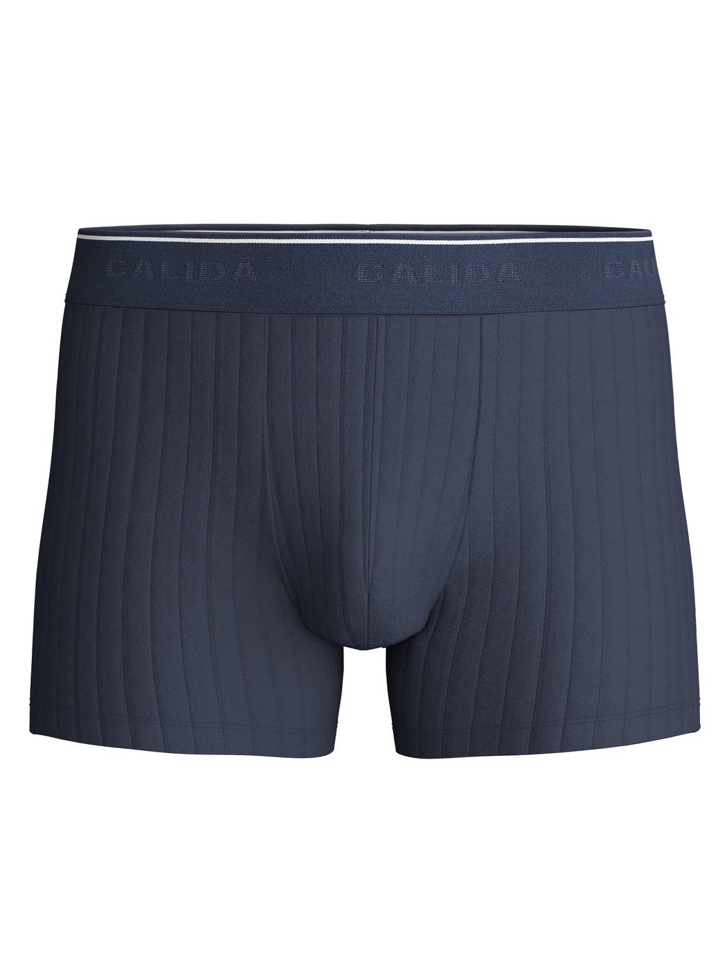 Herren - Boxer Brief mit langem Bein aus Baumwolle in Blau, Einfarbig aus Serie Pure & Style von CALIDA