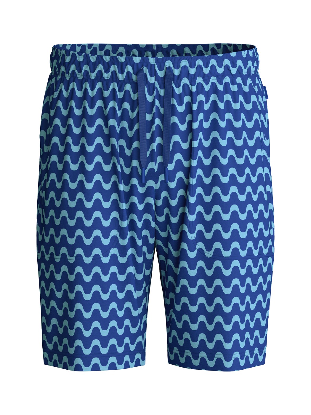 Herren - Bermudas aus 100% Baumwolle in Blau, Gemustert aus Serie RMX Sleep Time off von CALIDA