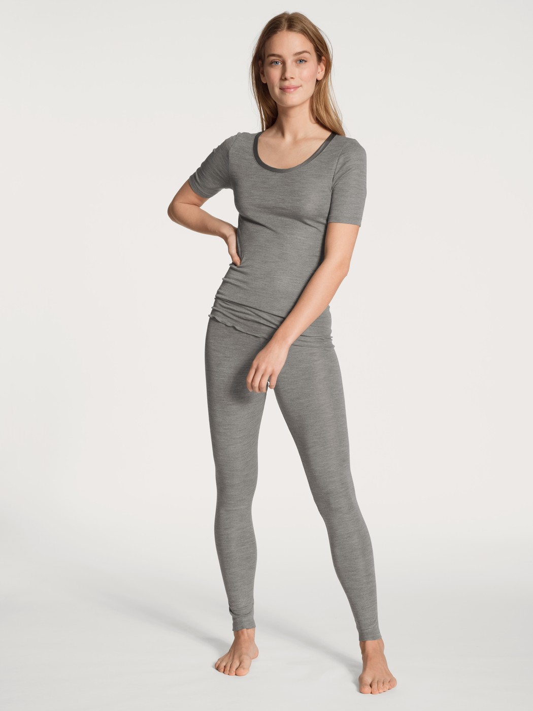 Leggings aus Wolle-Seide