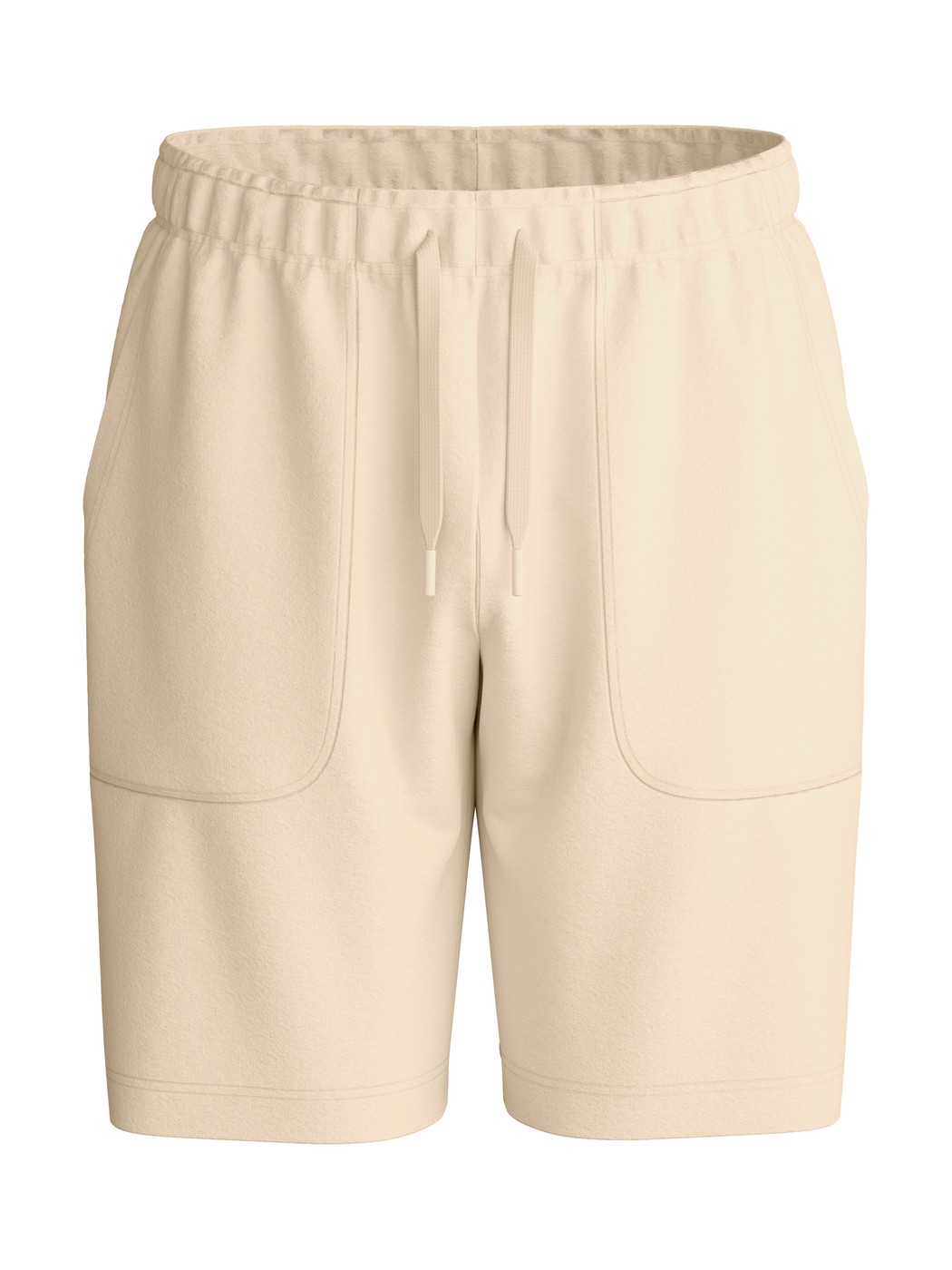 Herren - Bermudas mit Seitentaschen aus Baumwolle in Beige, Einfarbig aus Serie RMX Lounge Lecce von CALIDA