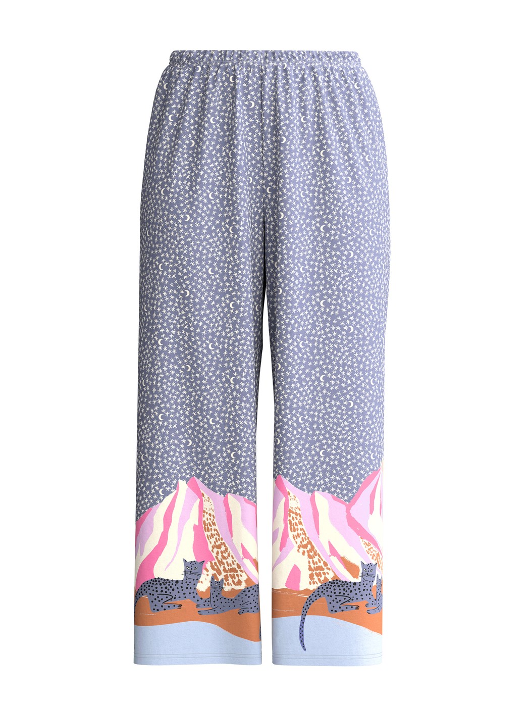 Femme -  en Coton de couleur Gris, Motif, de la série Sleep Over M&M de CALIDA