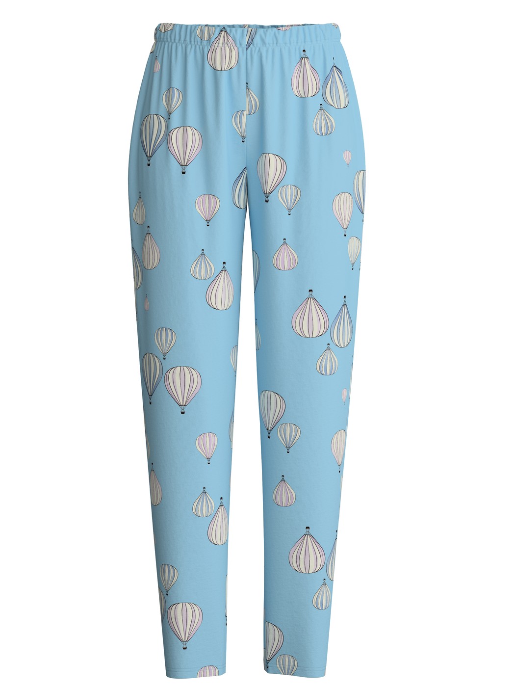 Damen - Pyjamahose aus 100% Baumwolle in Blau, Gemustert aus Serie Favourites Journey von CALIDA