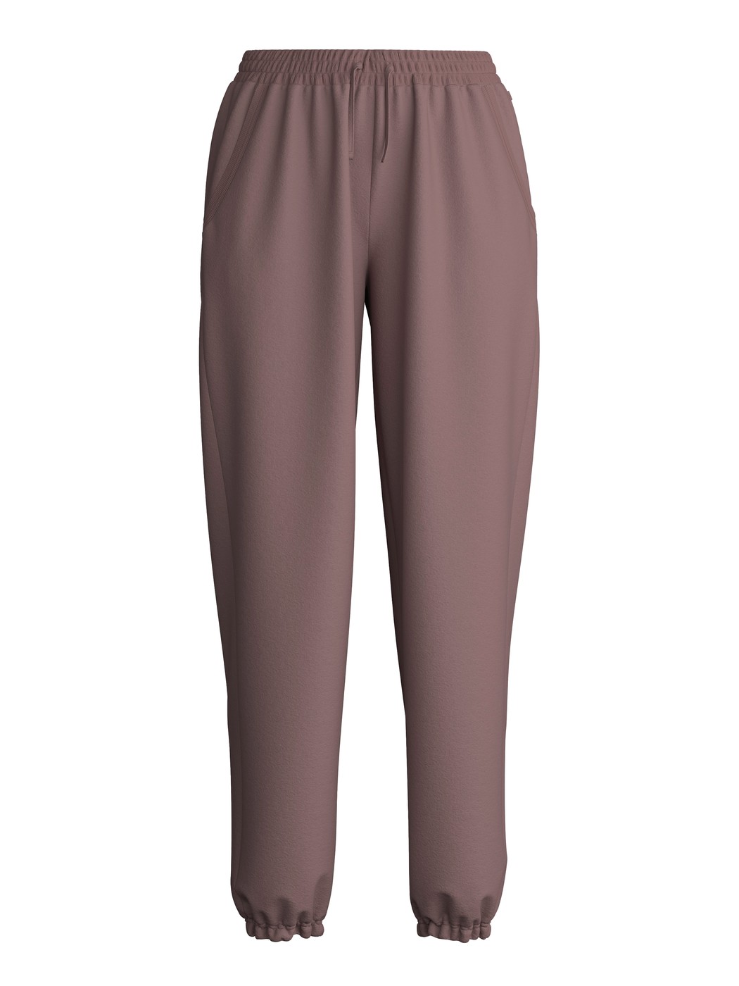 Damen - Loungehose mit Seitentaschen aus Baumwolle in Braun, Einfarbig aus Serie Lounge Element von CALIDA