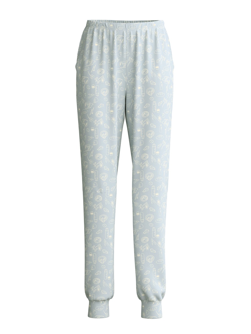 Donna -  in 100% cotone di colore Blu, Modello, della serie Alpine M&M di CALIDA