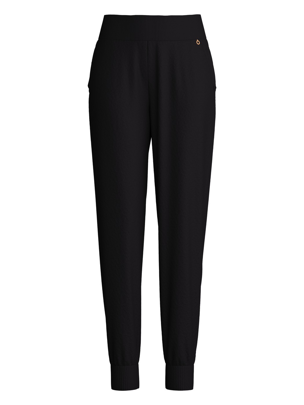 Women - Merino wool knitted trousers made of Wool in Black, Unicoloured, from the The Cosy Collection series by CALIDA