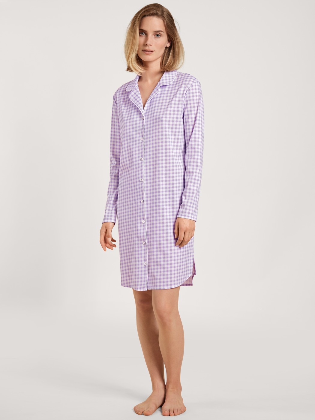 Sleepshirt, durchgeknöpft, Länge 95cm