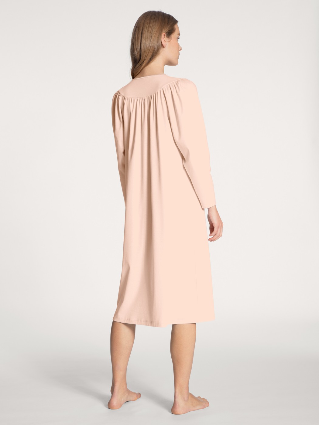 Camicia da notte a maniche lunghe, lunghezza 120 cm