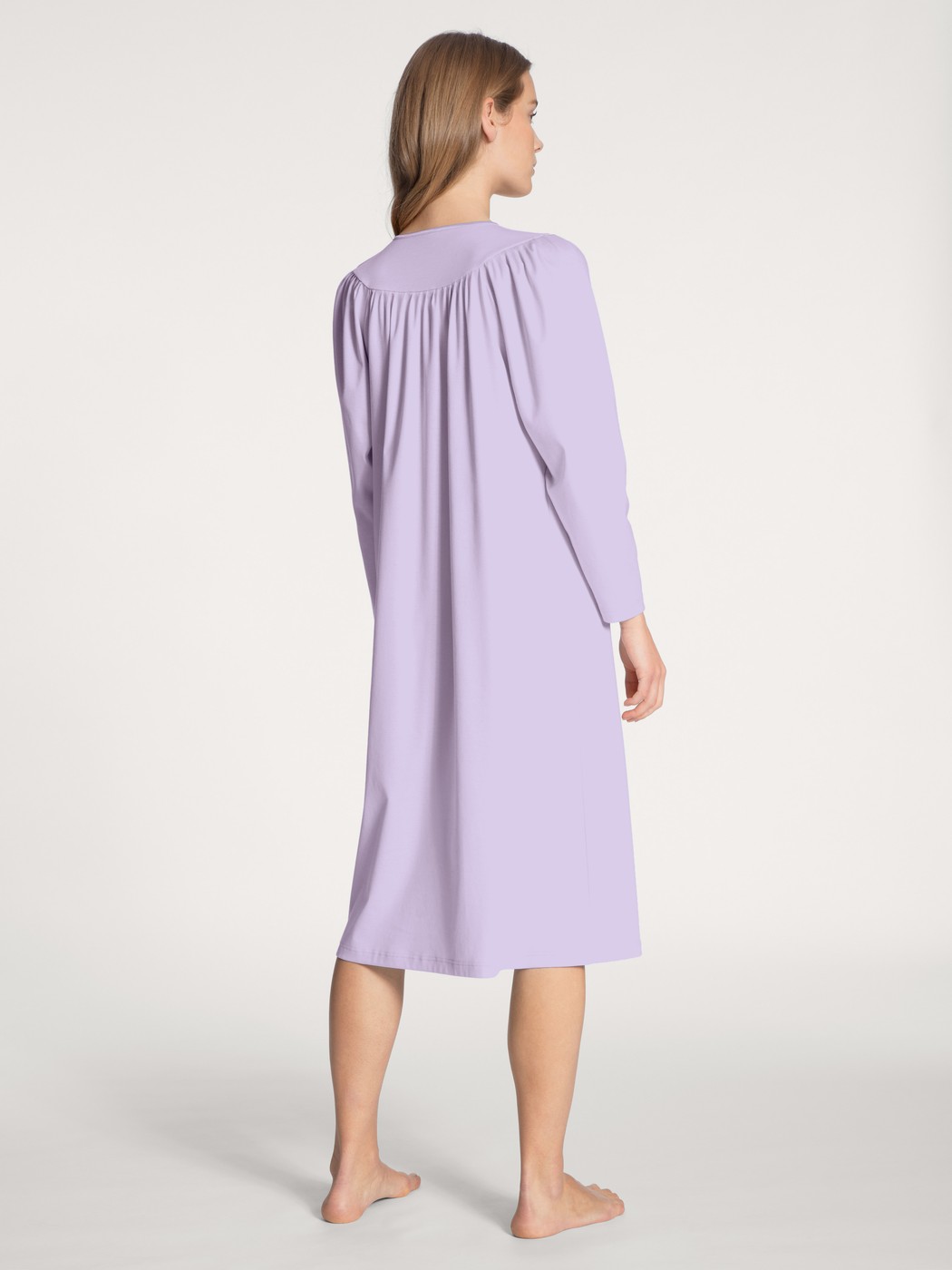Camicia da notte a maniche lunghe, lunghezza 120 cm