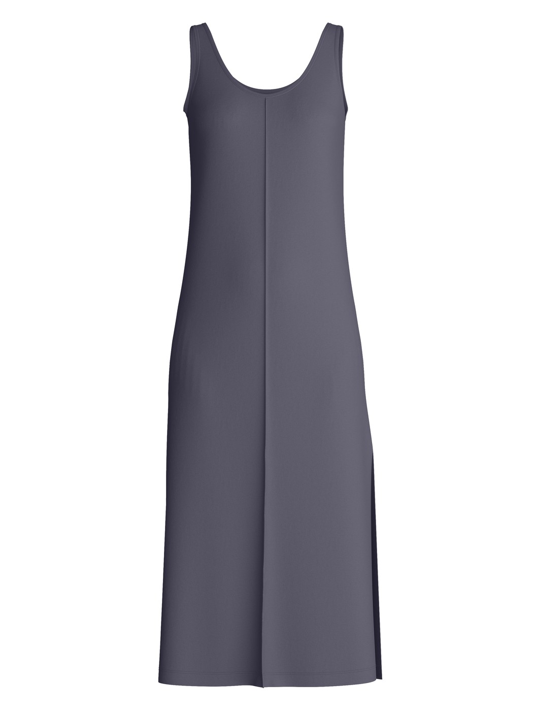 Donna - Camicia da notte, lunghezza 125 cm in Modal di colore Blu, Tinta unita, della serie Natural Loungewear di CALIDA