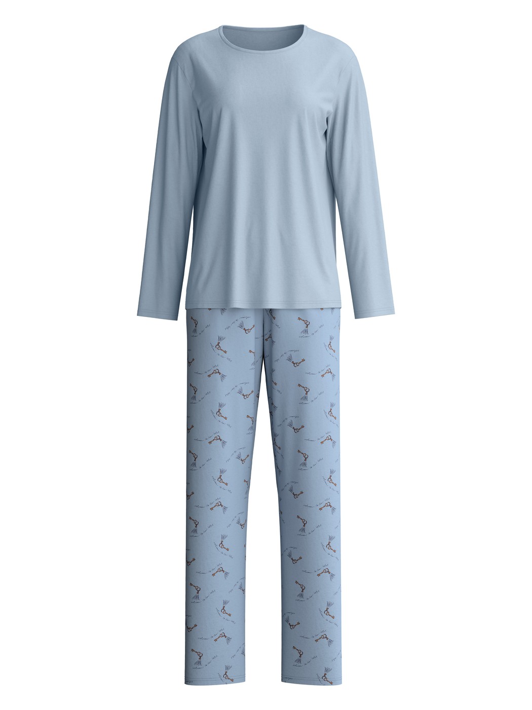 Women -  made of 100% Cotton in Blue, Patterned, from the Hotel Nights series by CALIDA