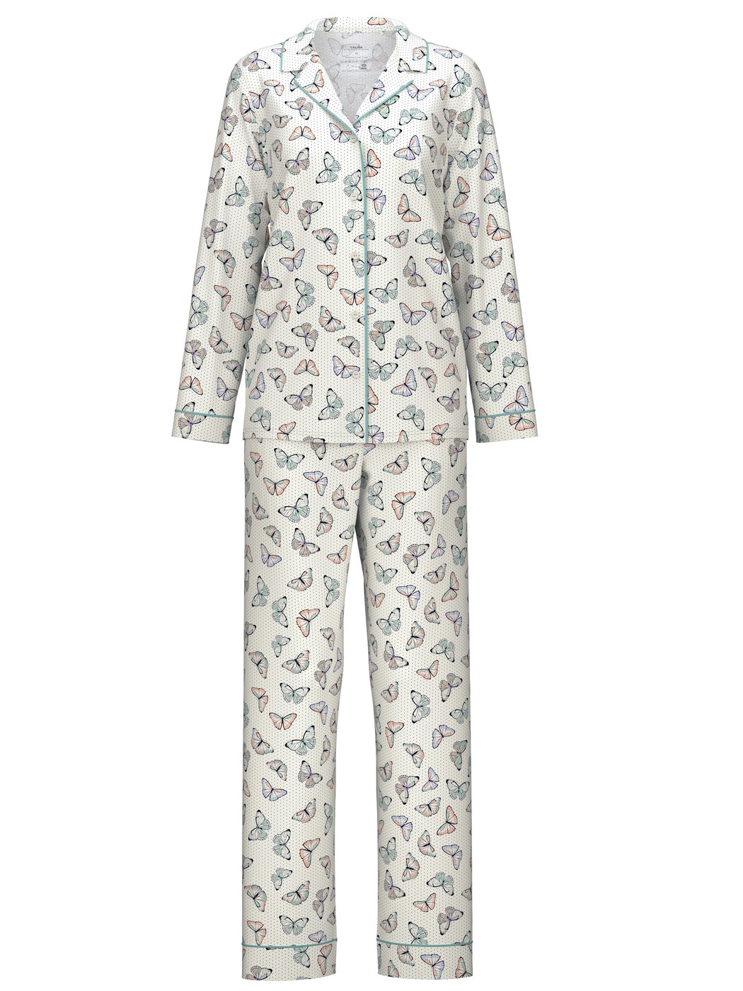 Pyjama, durchgeknöpft