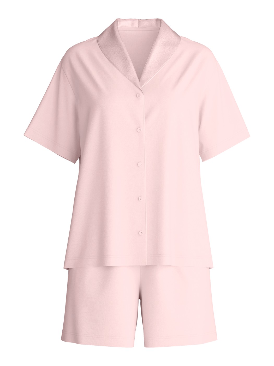 Femme - Pyjama court en Modal de couleur Rose, Unicolore, de la série Balancing Dreams de CALIDA
