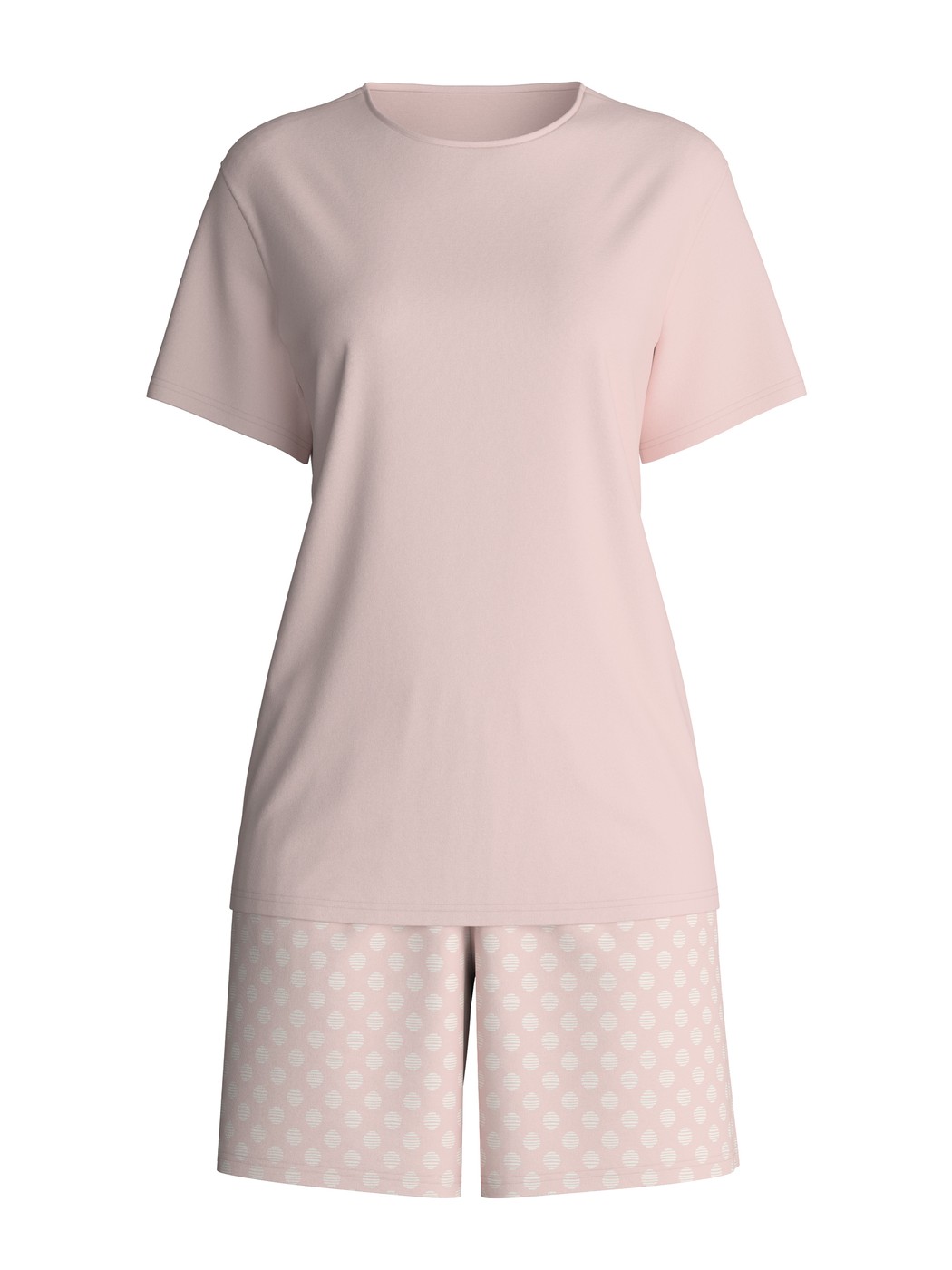 Women - Short pyjama made of 100% Cotton in Pink, Patterned, from the Easter Nights series by CALIDA