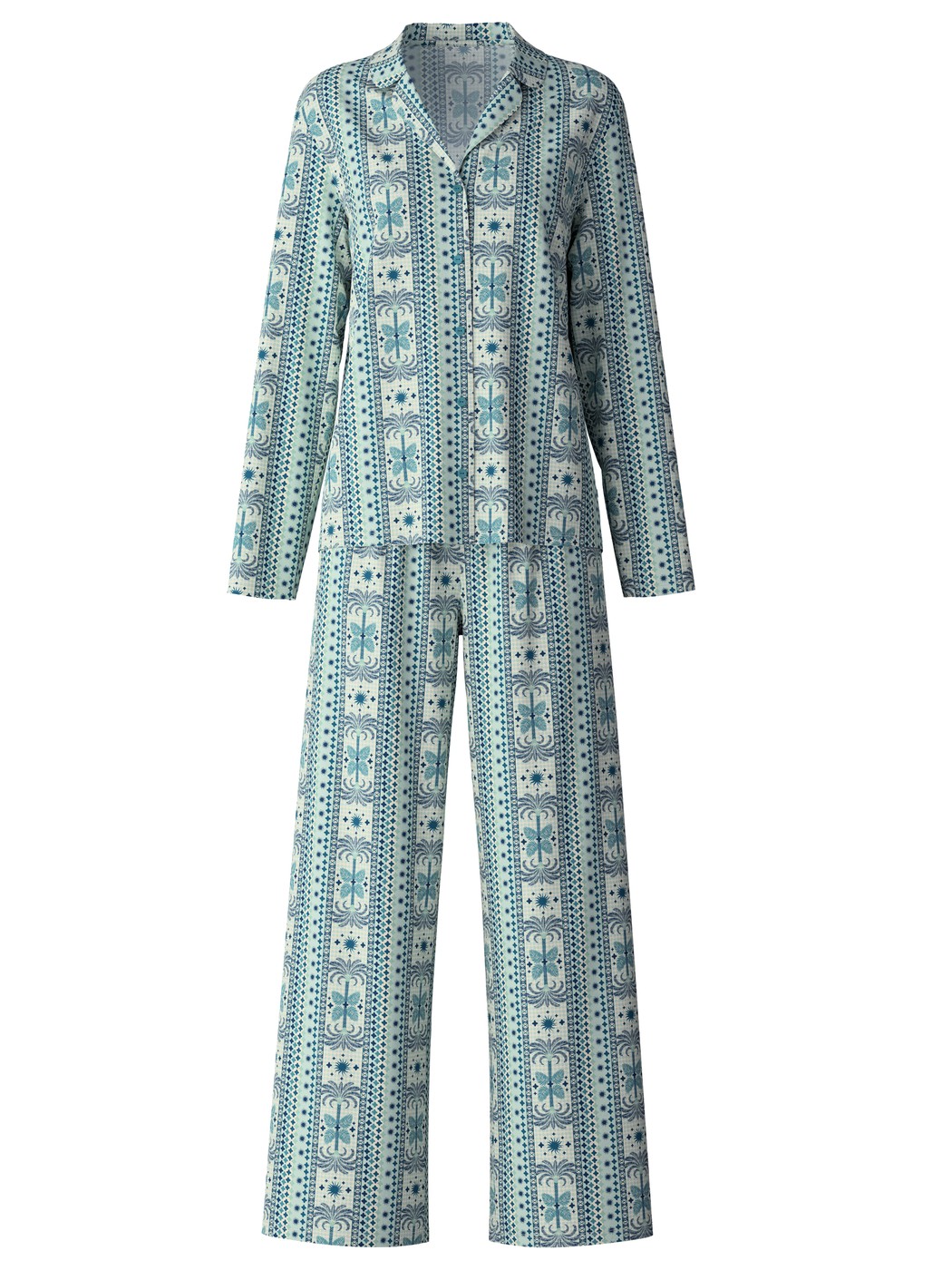 Pyjama, durchgeknöpft