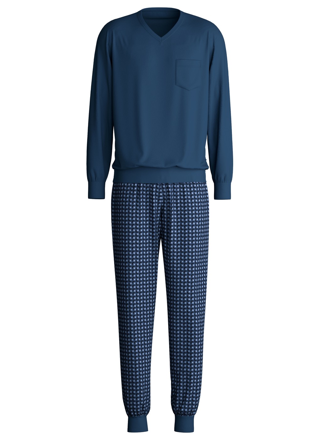 Calida Pyjama Homme Pyjama Calida Soldes Pyjama, Boutonné Manches