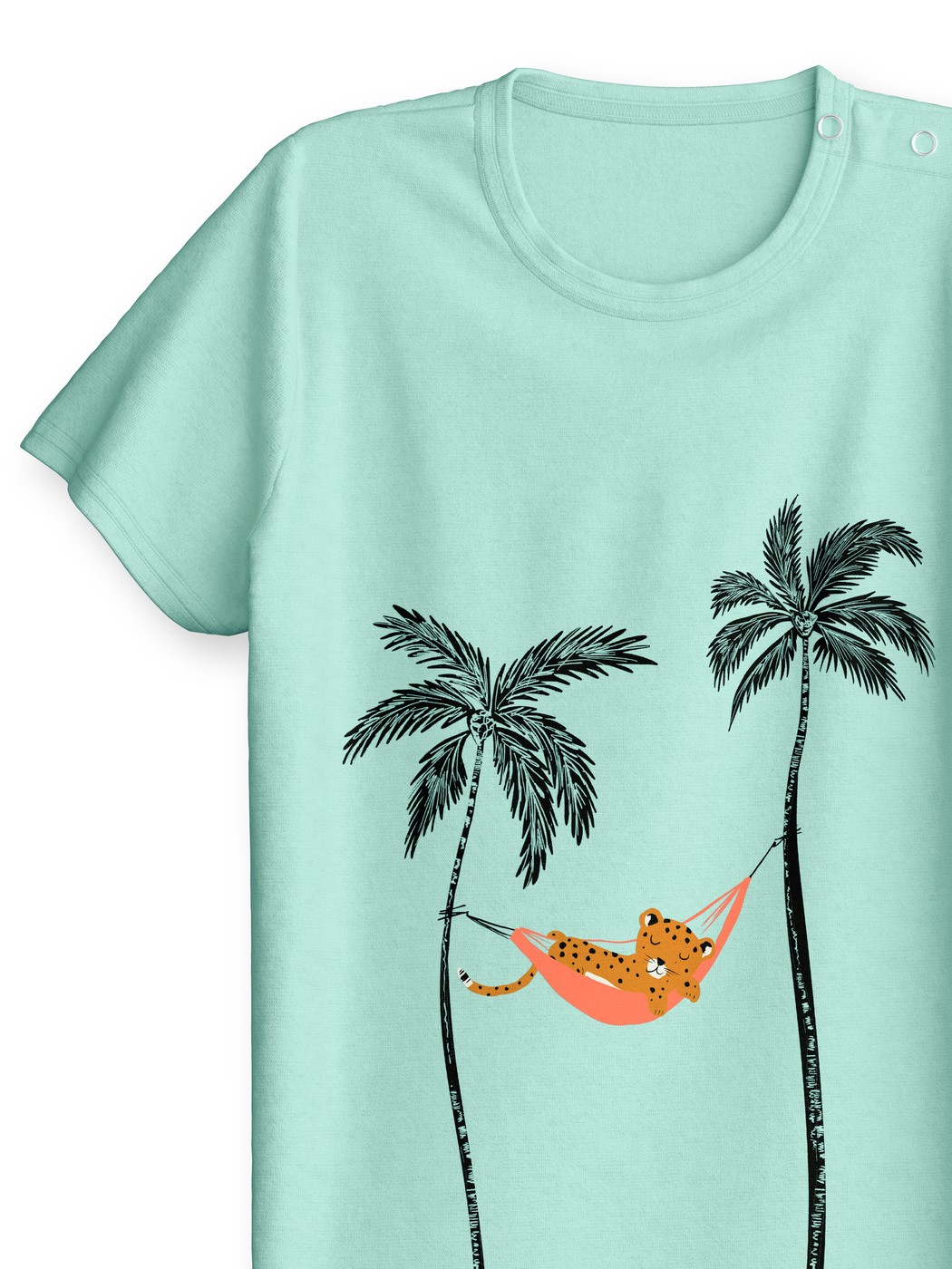 Kinder - Kurz-Pyjama aus 100% Baumwolle in Grün,  aus Serie Toddlers Animals von CALIDA