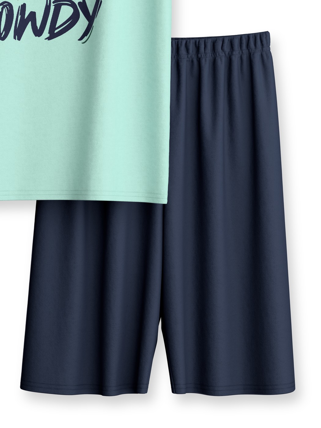 Kinder - Kurz-Pyjama aus 100% Baumwolle in Grün,  aus Serie Kids Adventure von CALIDA