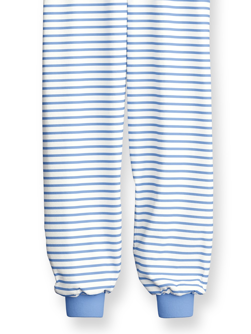 Kinder - Bündchen-Pyjama aus 100% Baumwolle in Violett,  aus Serie Kids Stripes von CALIDA