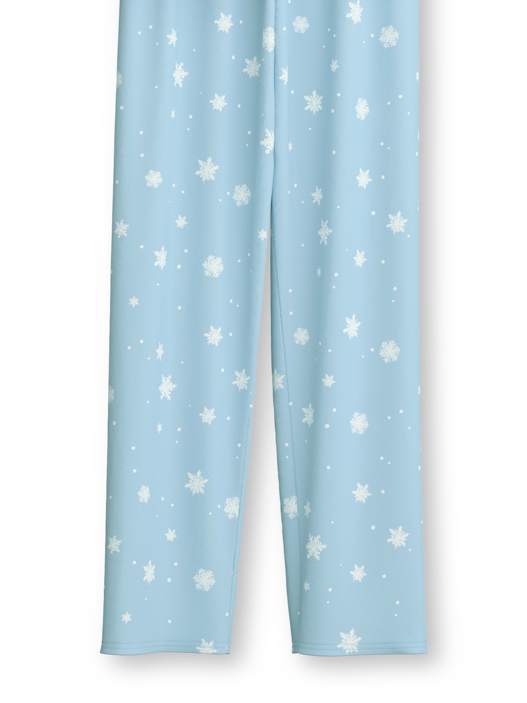 Kinder - Pyjama, lang aus 100% Baumwolle in Blau, Gemustert aus Serie Kids Snowflakes von CALIDA