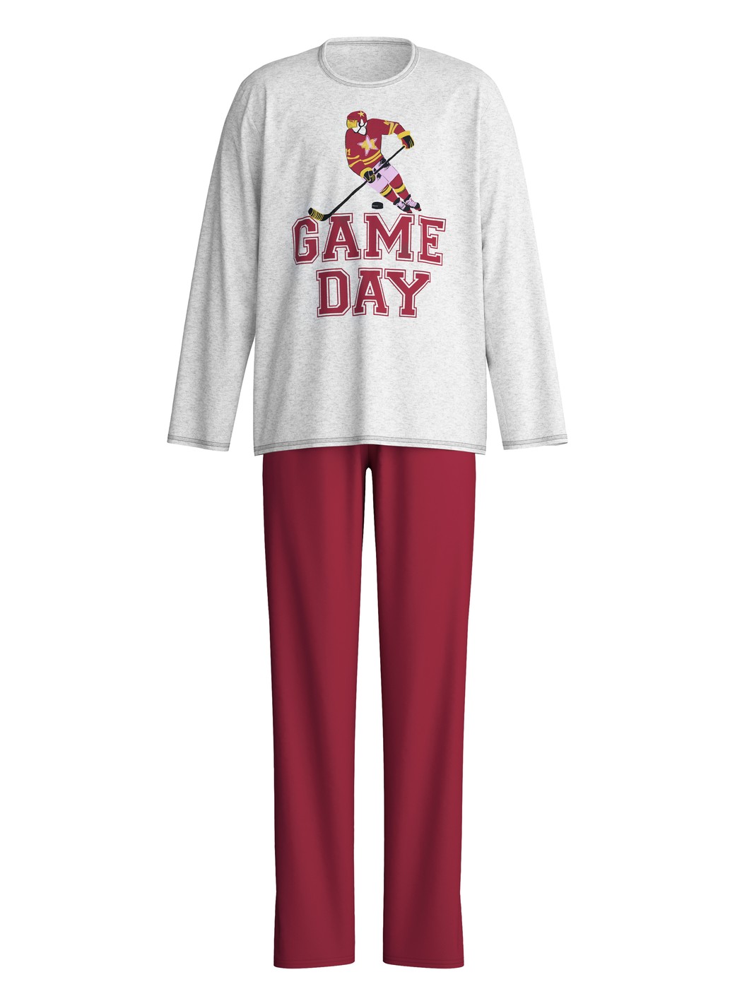 Kids - Pyjamas, long made of 100% Cotton in Grey, , from the Kids Sports series by CALIDA