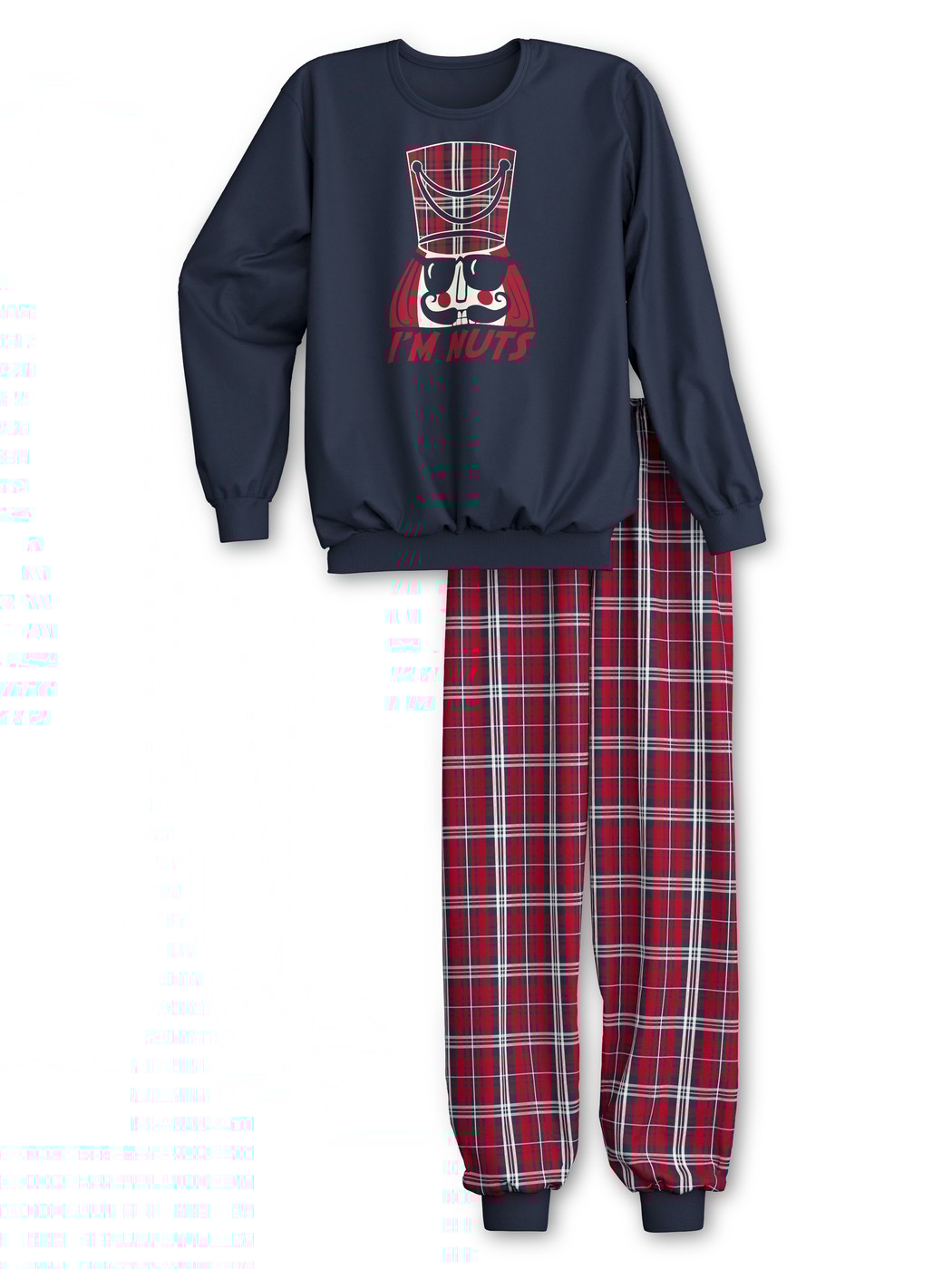 Multipack Kinder - Bündchen-Pyjama aus 100% Baumwolle in Blau, Gemustert aus Serie Family & Friends von CALIDA