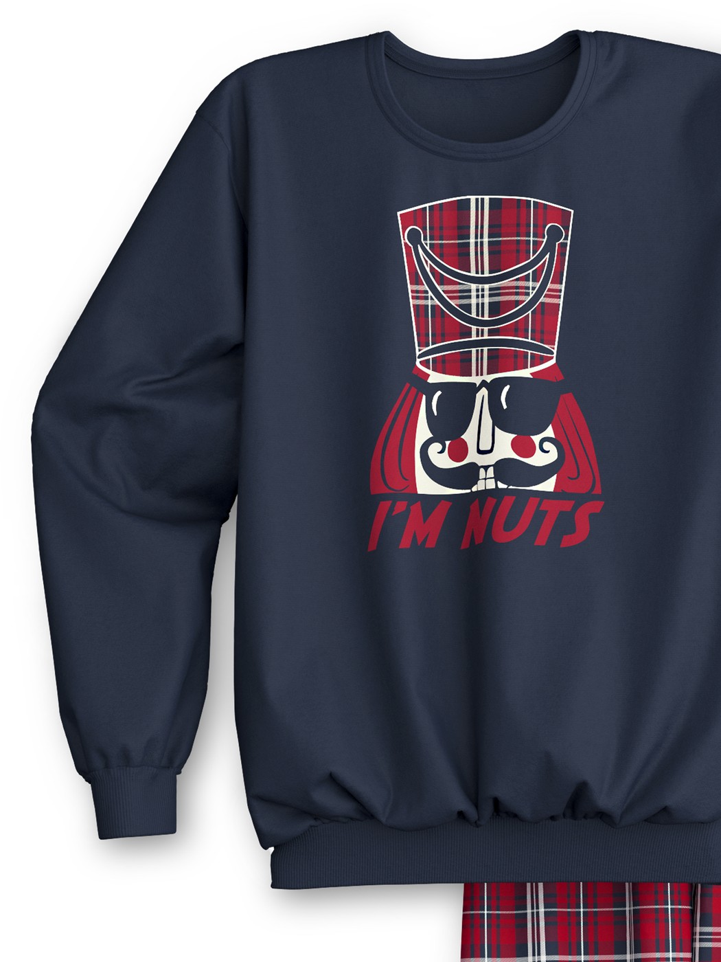 Kinder - Bündchen-Pyjama aus 100% Baumwolle in Blau, Gemustert aus Serie Family & Friends von CALIDA