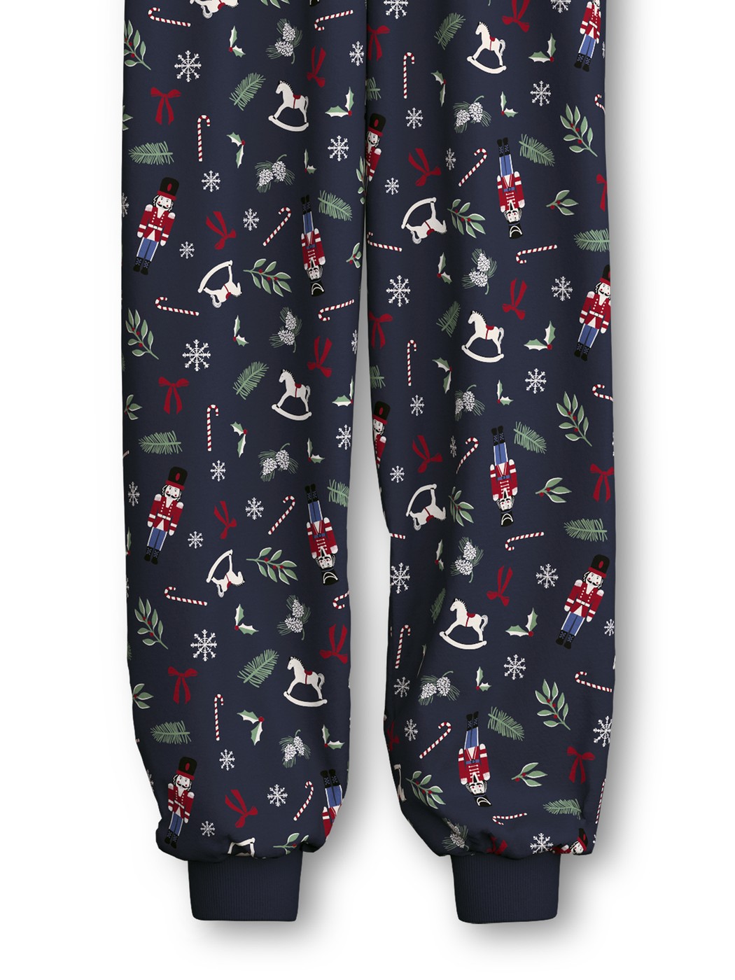 Kids - Pyjama with cuff made of 100% Cotton in Blue, Patterned, from the Family & Friends series by CALIDA