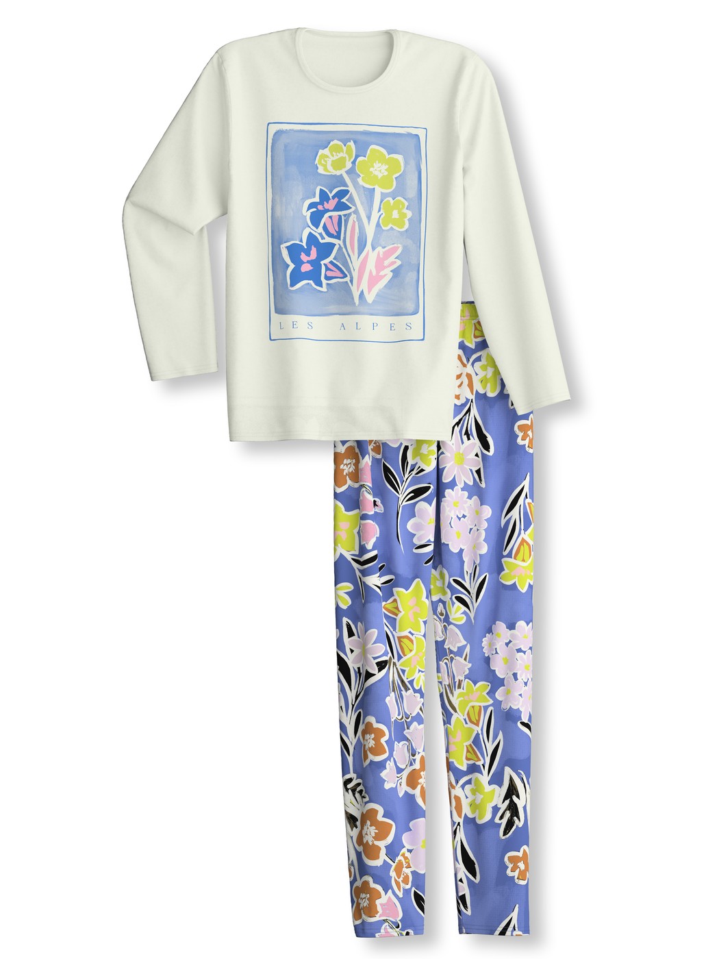 Multipack Kids - Pyjamas, long made of 100% Cotton in Purple, , from the Kids Flowers series by CALIDA