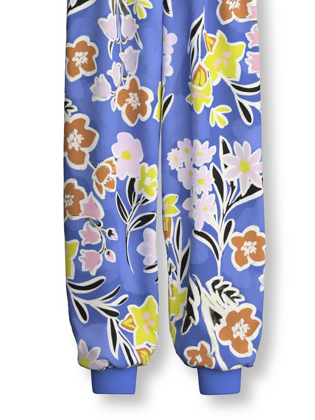 Kids - Pyjama with cuff made of 100% Cotton in Purple, , from the Kids Flowers series by CALIDA