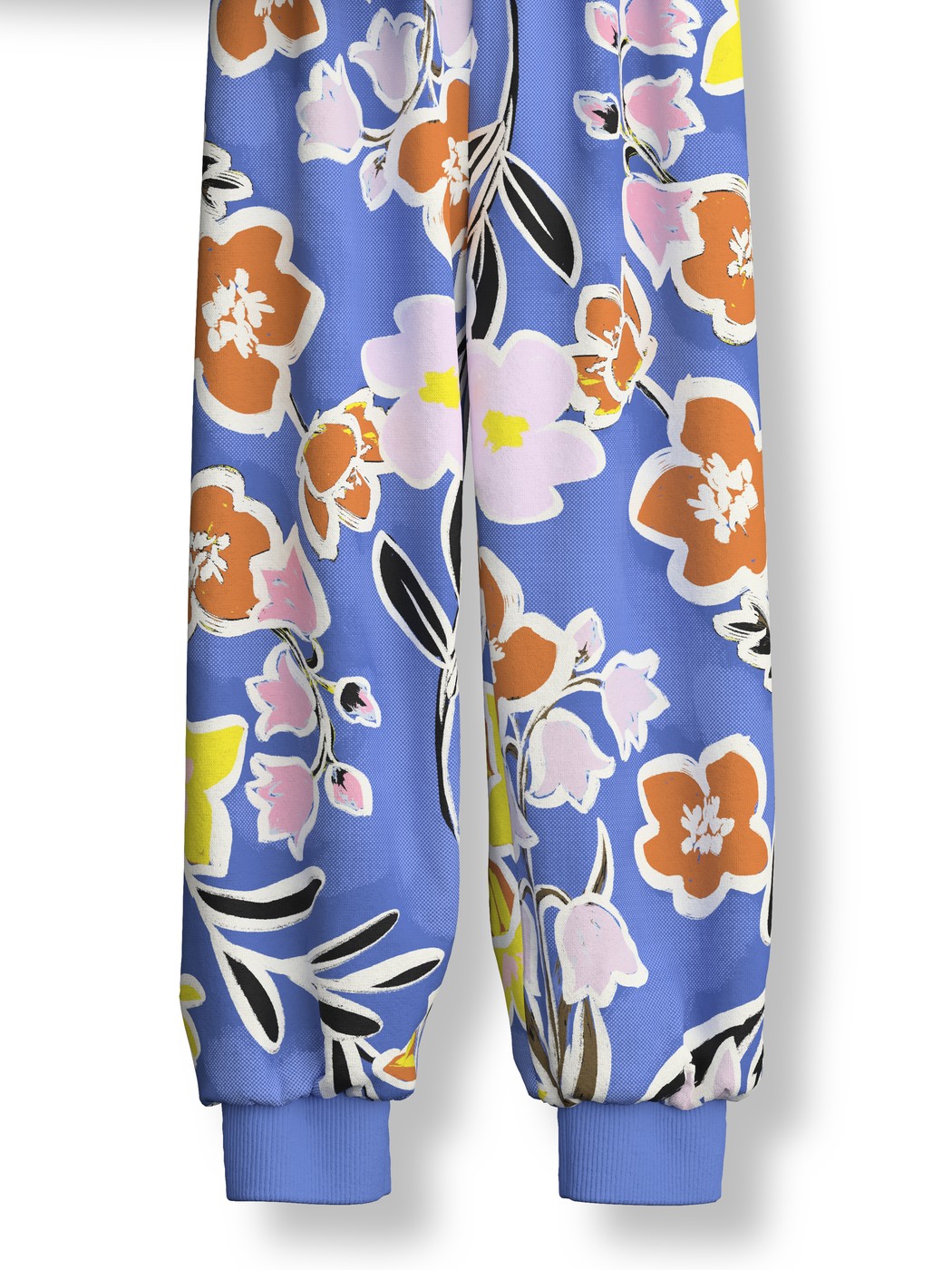 Kids - Pyjama with cuff made of 100% Cotton in Purple, , from the Toddlers Flowers series by CALIDA