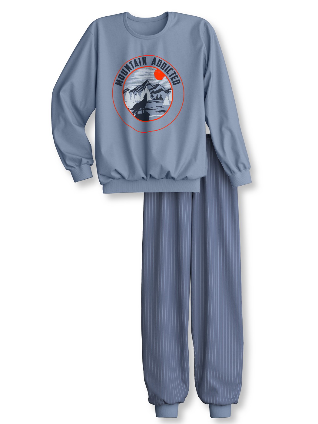 Multipack Enfant - Pyjama avec bords élastiques en 100% coton de couleur Gris, , de la série Kids Outdoor de CALIDA