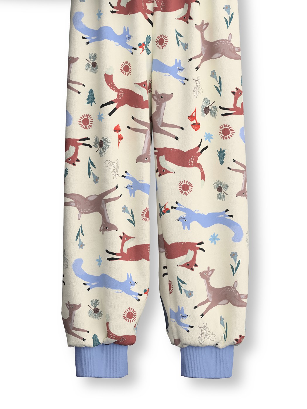 Kinder - Bündchen-Pyjama aus 100% Baumwolle in Blau,  aus Serie Toddlers Outdoor von CALIDA