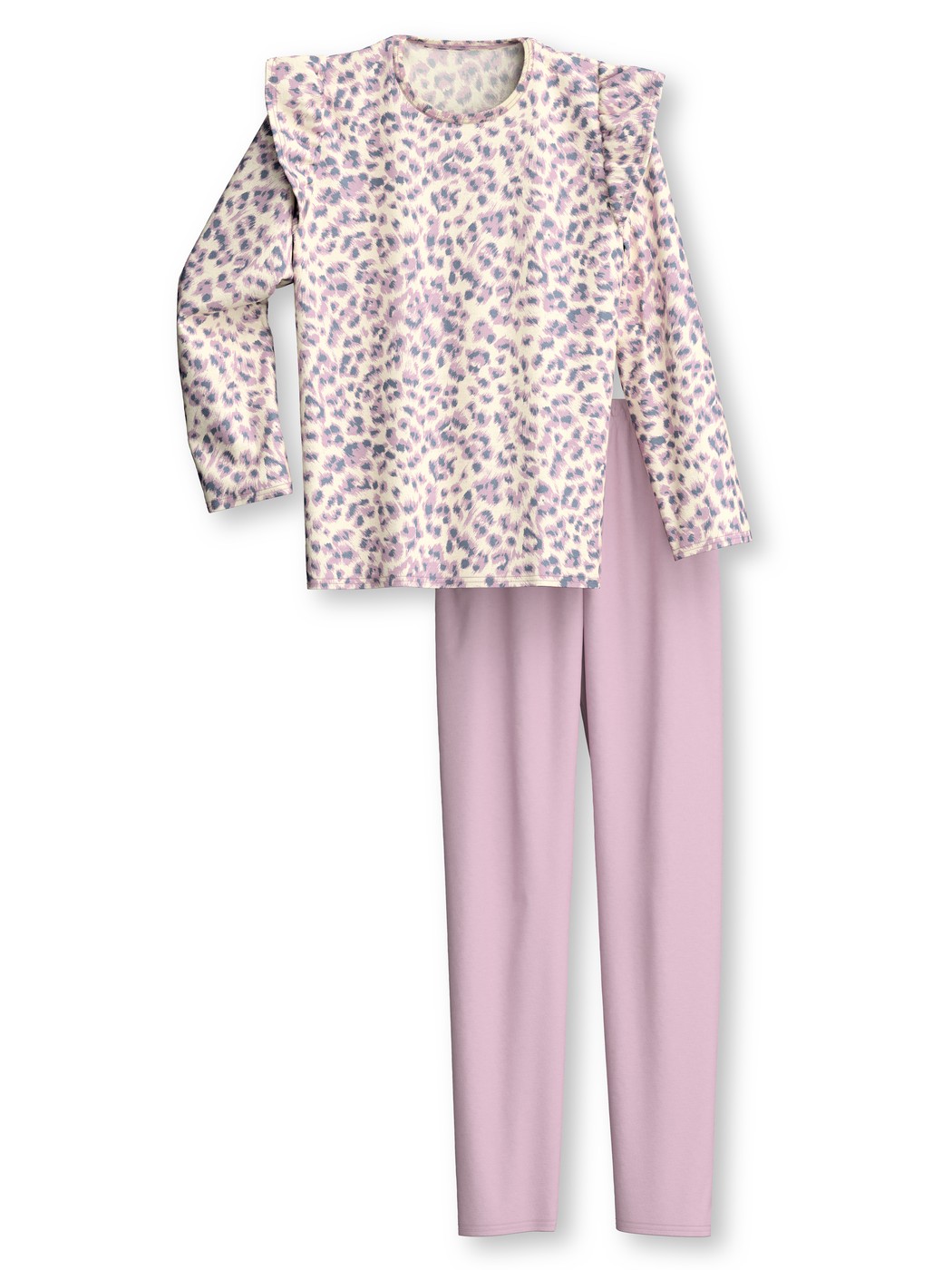 Multipack Kids - Pyjamas, long made of 100% Cotton in Light pink, , from the Kids Cat series by CALIDA
