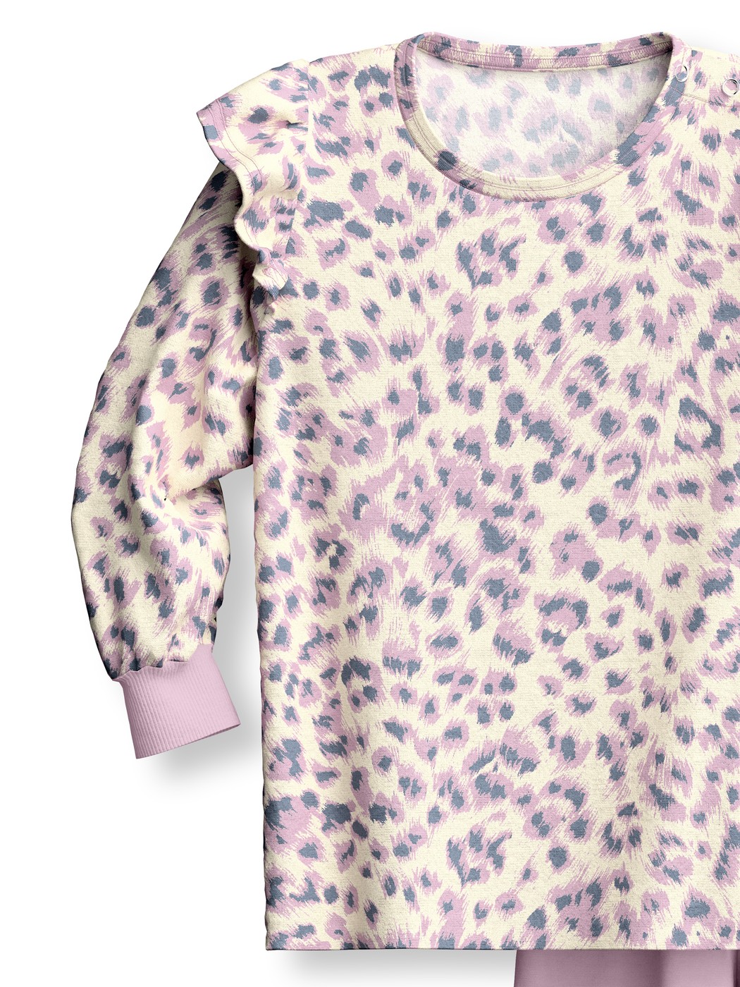 Kids - Pyjama with cuff made of 100% Cotton in Purple, , from the Toddlers Cat series by CALIDA