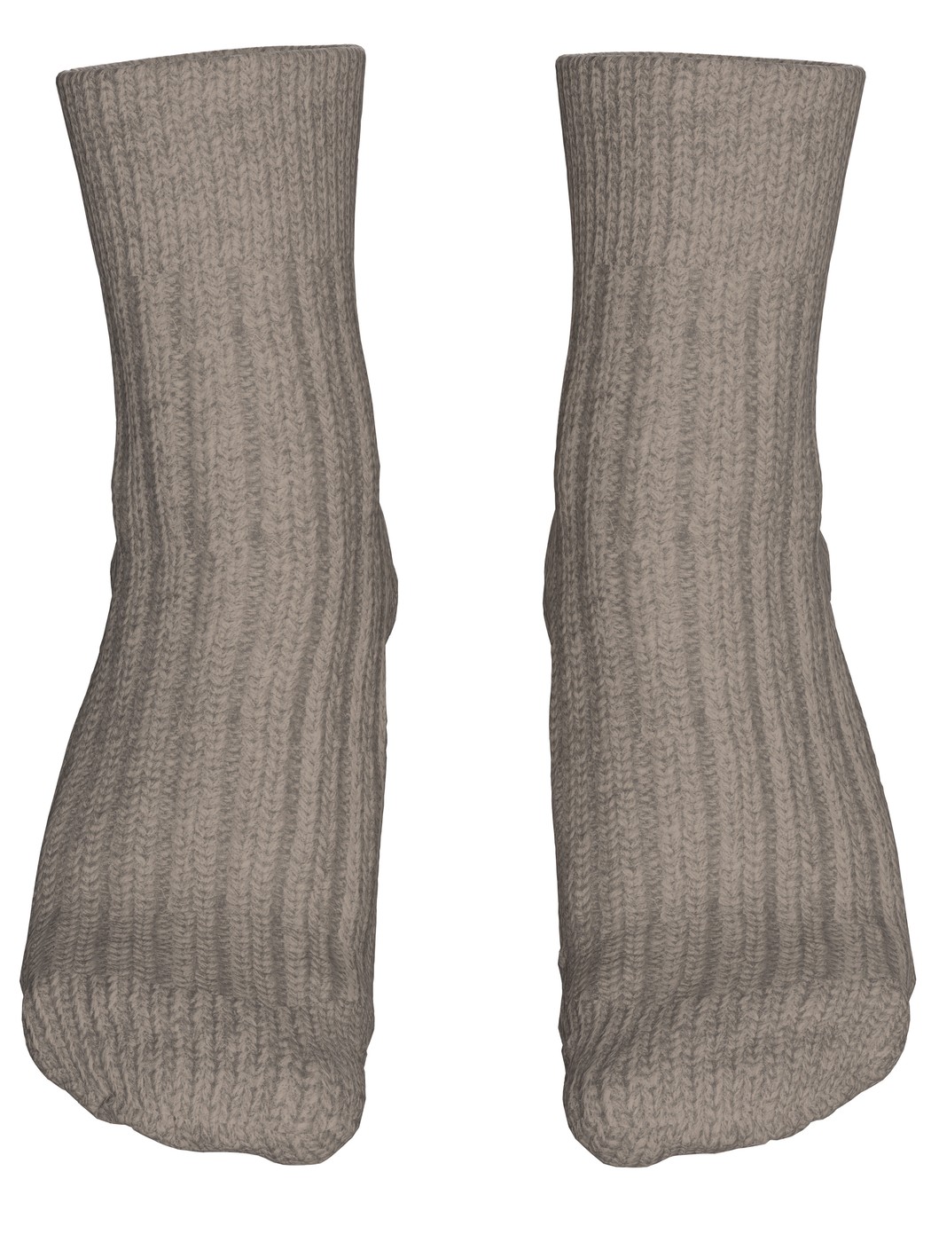 Damen - Stricksocken aus Wolle in Braun,  aus Serie Alpine M&M von CALIDA