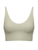 Damen - Bustier mit verstellbaren Trägern aus Modal in Grün, Einfarbig aus Serie Natural Skin von CALIDA