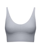 Donna - Bustier con spalline regolabili in Modal di colore Grigio, Tinta unita, della serie Natural Skin di CALIDA