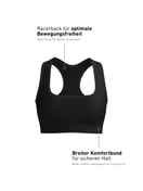 Femme - Brassière en Modal de couleur Noir, Unicolore, de la série Seamless Natural de CALIDA