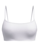Damen - Bustier aus Polyamid in Weiß, Einfarbig aus Serie Sleek Skin von CALIDA