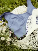 Donna - Bustier in Cotone di colore Blu, Tinta unita, della serie Elastic di CALIDA, Dettaglio