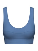 Women - Bustier made of Cotton in Blue, Unicoloured, from the Elastic series by CALIDA