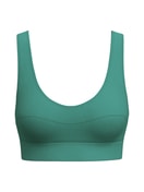 Damen - Bustier mit Softbund aus Baumwolle in Grün, Einfarbig aus Serie Elastic von CALIDA