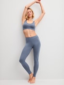 Women model is wearing Bustier made of Cotton in Grey, Unicoloured from the Elastic series by CALIDA, Additional Image