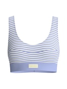 Donna - Bustier in Cotone di colore Blu, A righe, della serie EDITION 85 di CALIDA