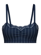 Women - Bustier made of Cotton in Blue, Lace, from the Etude Toujours series by CALIDA