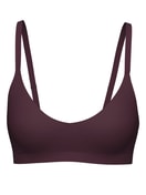 Damen - Bustier mit verstellbaren Trägern & herausnehmbaren Pads aus Modal in Rot, Einfarbig aus Serie Natural Skin von CALIDA