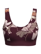 Women - Bustier made of Cotton in Red, Floral, from the Elastic Trend Spec. series by CALIDA
