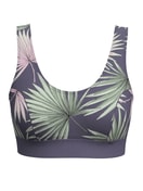 Damen - Bustier mit Softbund aus Baumwolle in Grau, Floral aus Serie Elastic Trend von CALIDA