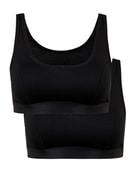 Bustier, pack of 2 black