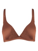 Triangle bra without underwire ginger bisquit